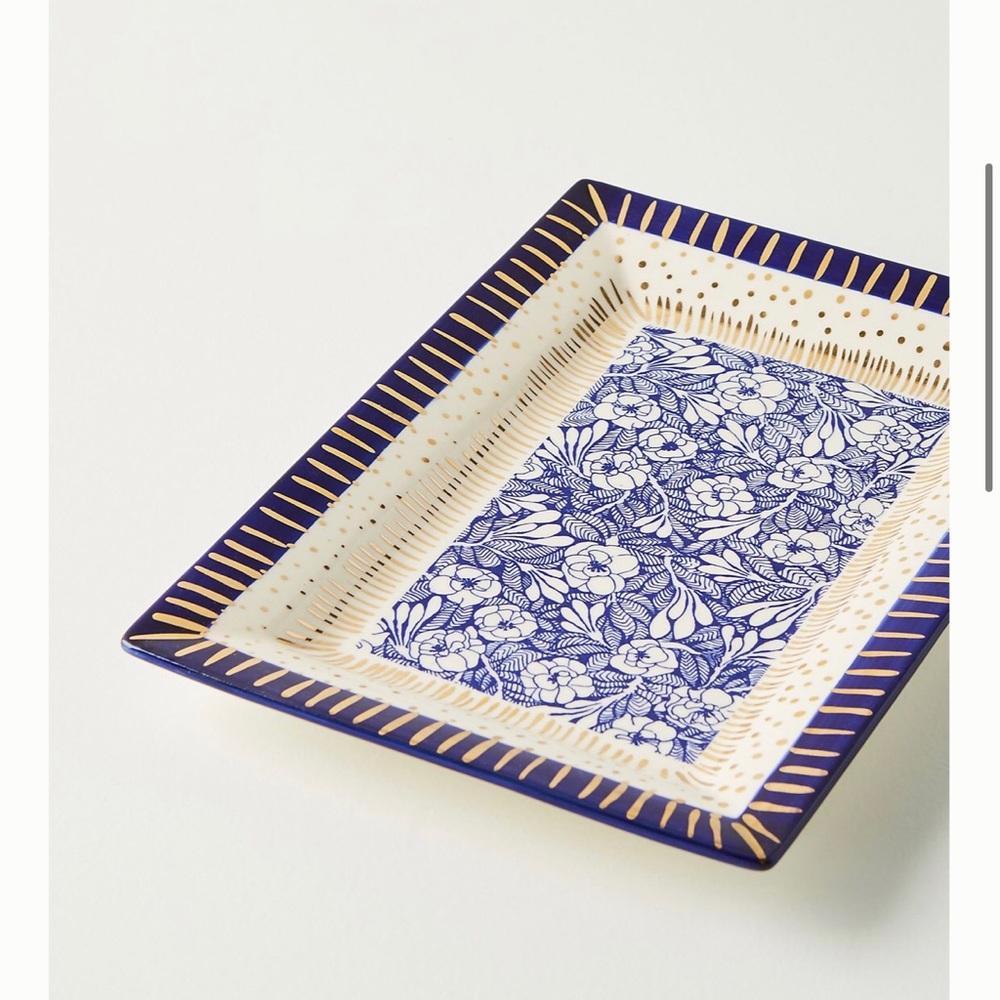 NWOT Anthropologie Garden Guest Platter
